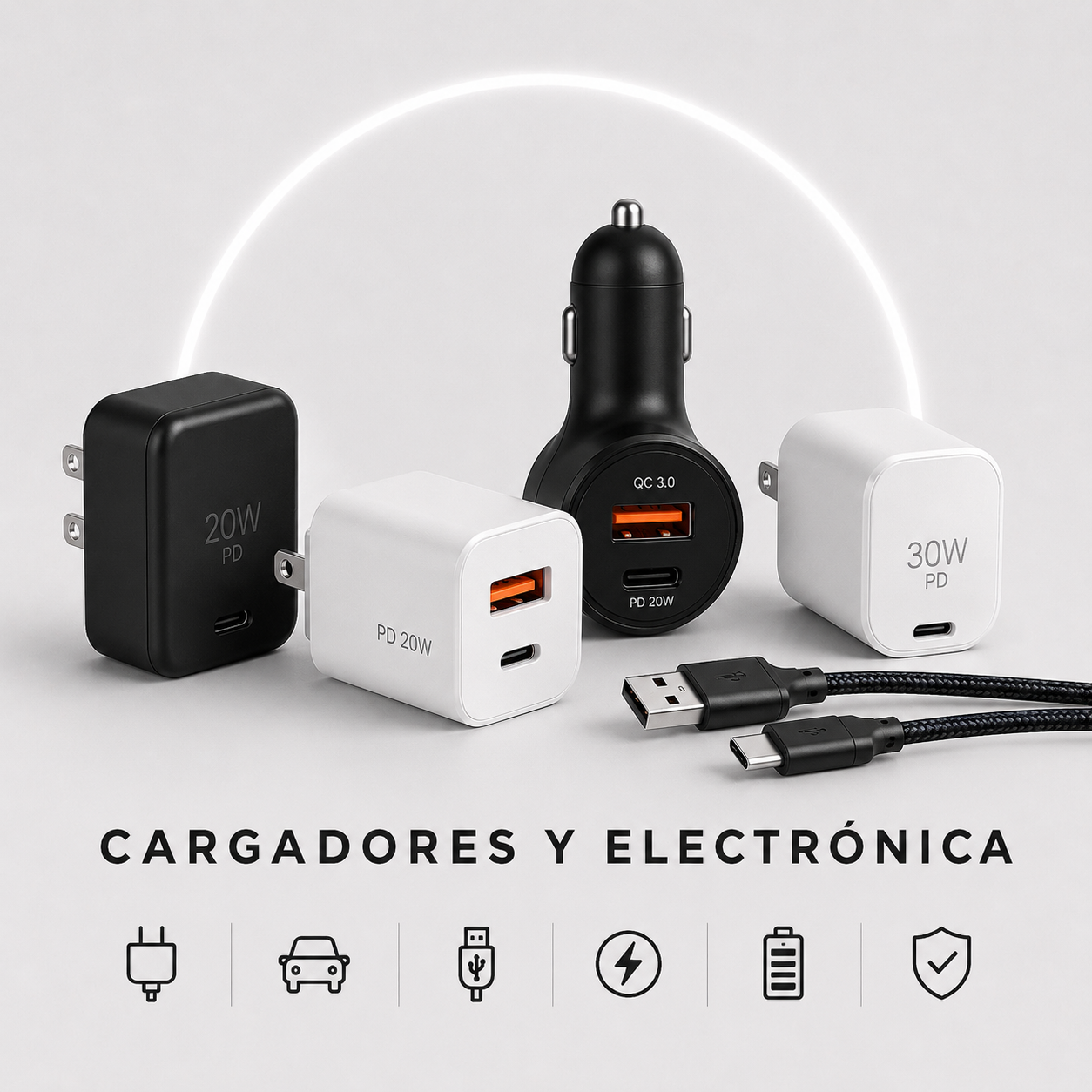Cargadores y Electrónica