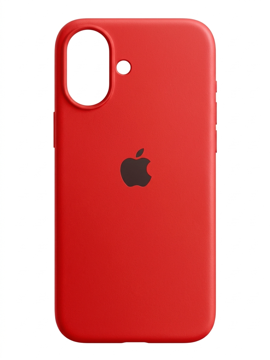 Funda de silicona premium para iPhone 16