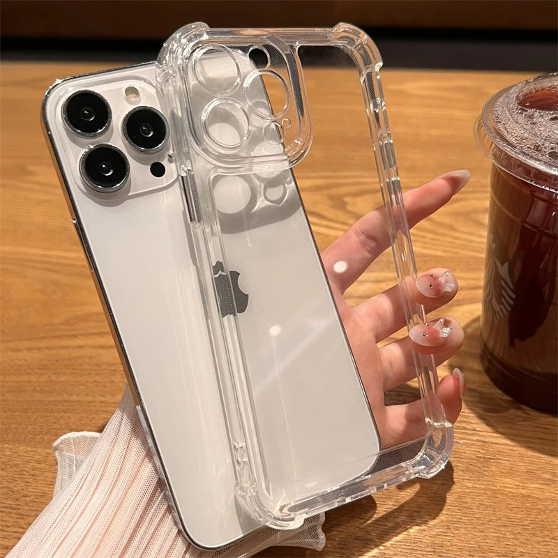 Funda Transparente Reforzada para iphone 11-16 Pro Max
