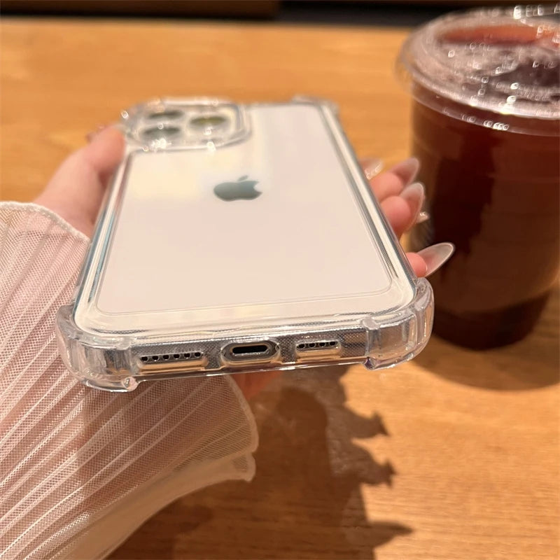 Funda Transparente Reforzada para iphone 11-16 Pro Max