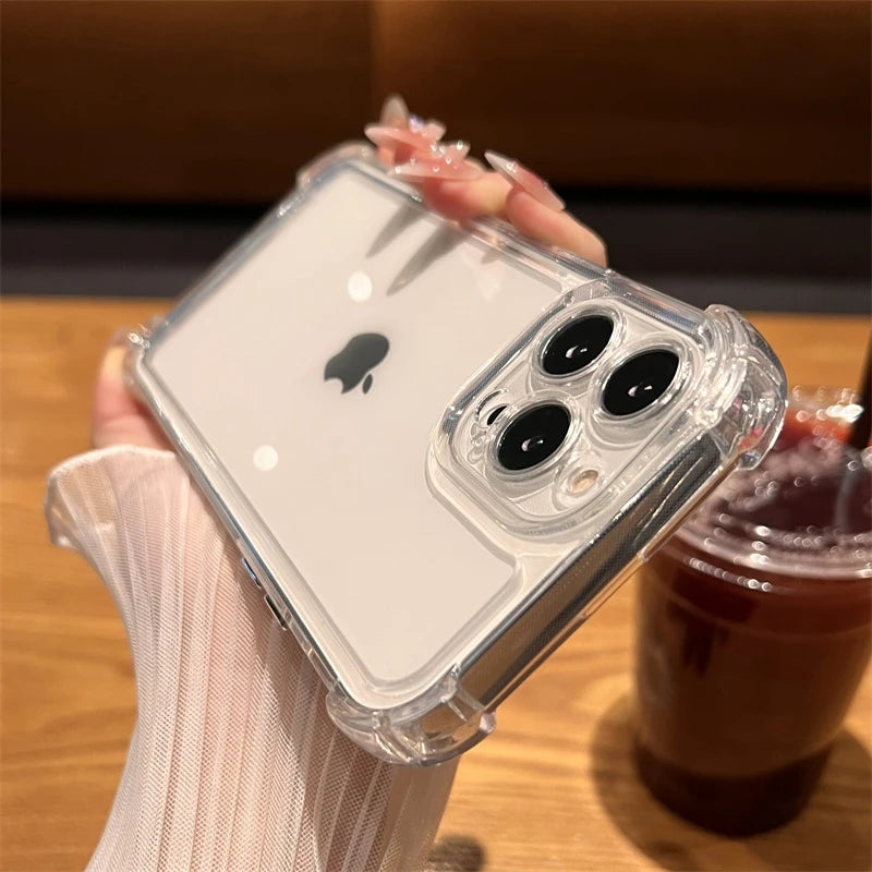 Funda Transparente Reforzada para iphone 11-16 Pro Max
