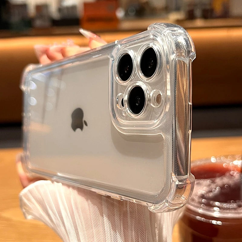 Funda Transparente Reforzada para iphone 11-16 Pro Max