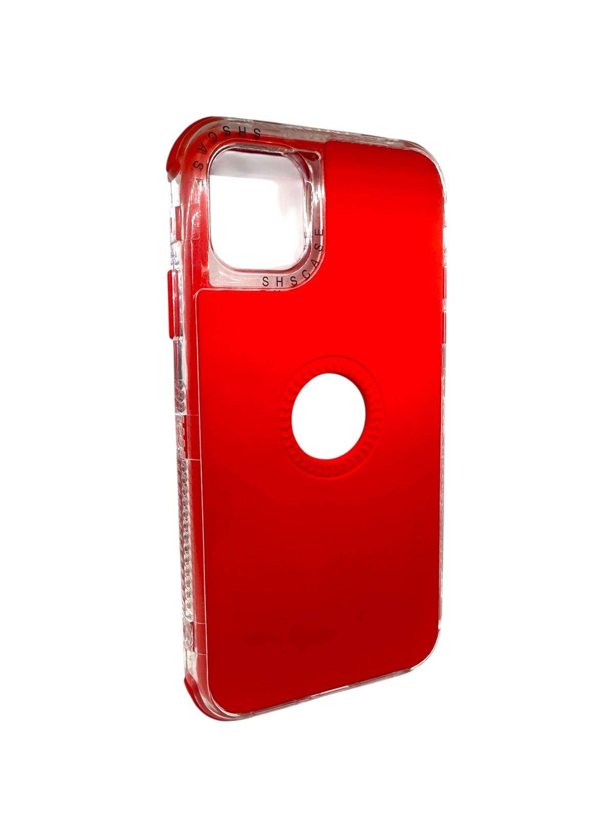 Funda Bumper 3 en 1 Color Roja Compatible para IPhone 12/12pro