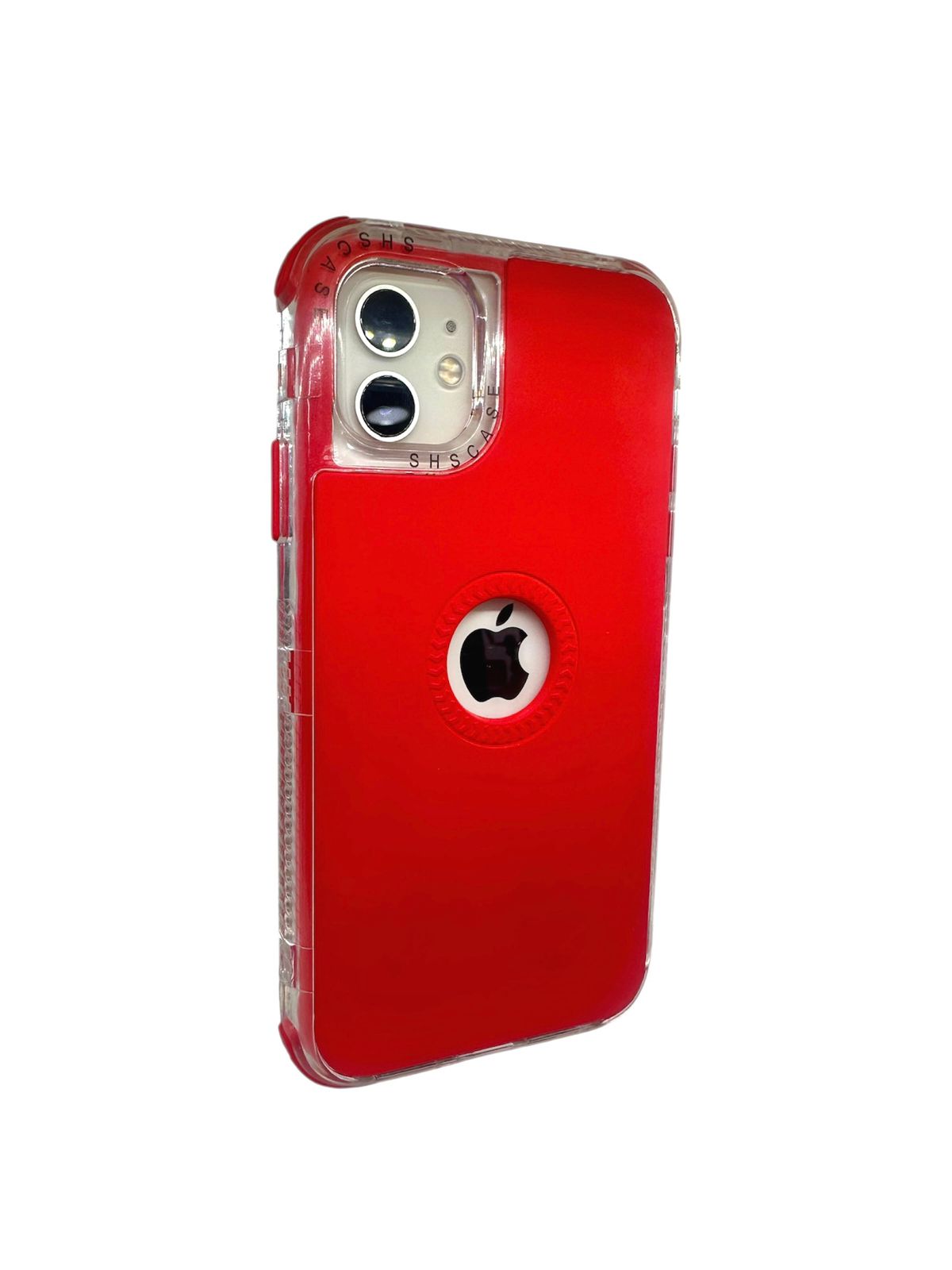 Funda Bumper 3 en 1 Color Roja Compatible para IPhone 12/12pro