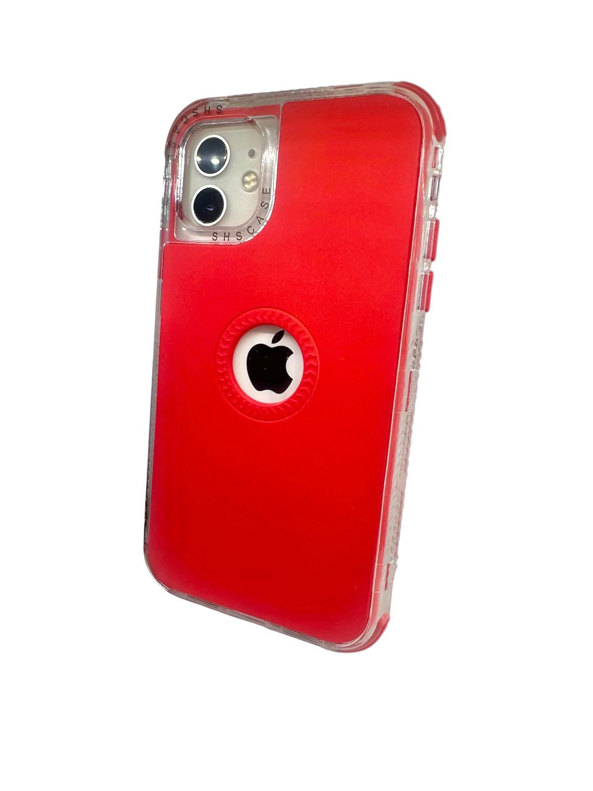 Funda Bumper 3 en 1 Color Roja Compatible para IPhone 12/12pro