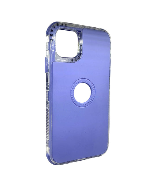 Funda Bumper 3 en 1 Color Lila Compatible Para iphone 11