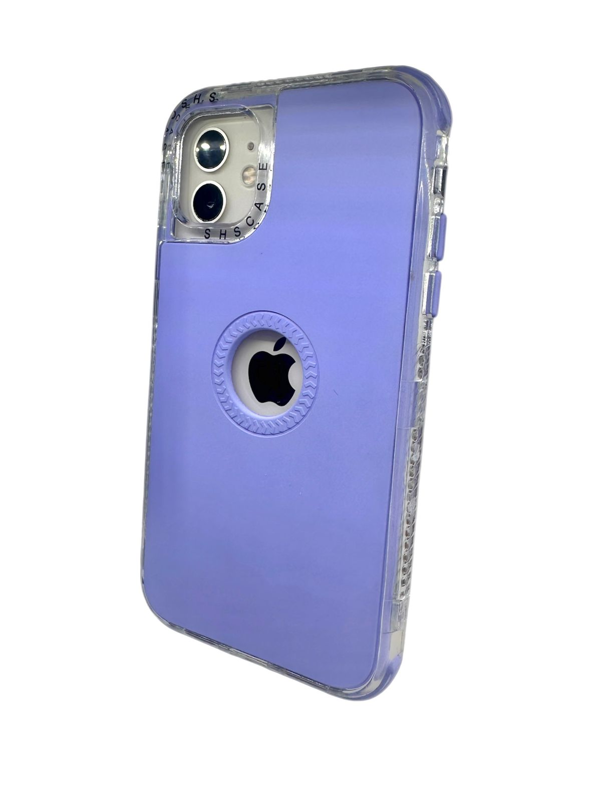 Funda Bumper 3 en 1 Color Lila Compatible Para iphone 11